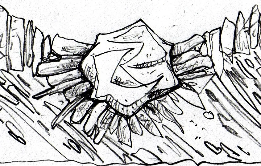 Panmuirfield carving sketch