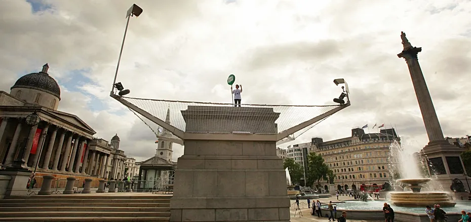 Anthony Gormley's Fourth Plinth Installation Begins